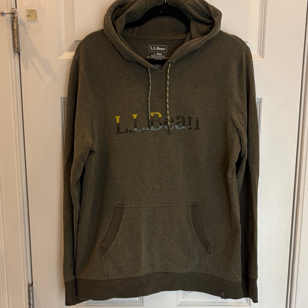 L.L. Bean Men's Olive Green Hoodie